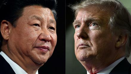 Die Gegenspieler im neuen Kalten Krieg sind Chinas Präsident Xi und US-Präsident Trump. 