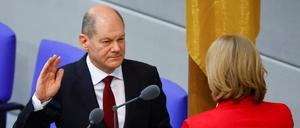 Frisch vereidigt: Bundeskanzler Olaf Scholz.