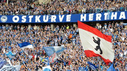 Die Ostkurve im Olympiastadion vor der Coronakrise. Ob die Fans irgendwann in einer eigenen Arena jubeln dürfen?