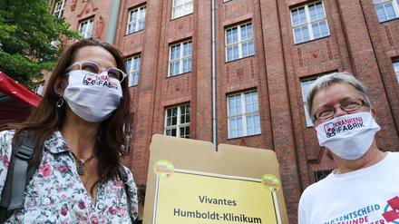 Protest vor den Senatsgesundheitsverwaltung, immer wieder dabei: Pflegende aus den landeseigenen Vivantes-Kliniken.