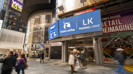 Luckin Coffee debütierte im Frühjahr 2020 an der US-Börse Nasdaq.