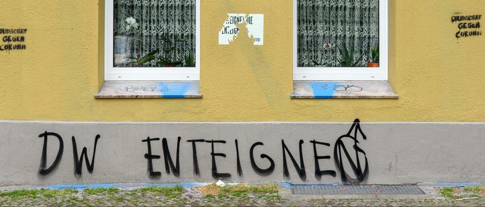 „Deutsche Wohnen und Co. enteignen“ ist die Losung für das Volksbegehren. 