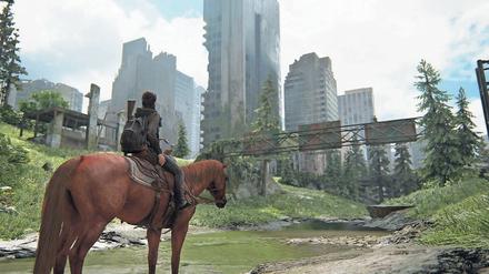 Vergeltungszug. Die 19-jährige Ellie will Rache in Seattle. „The Last Of Us Part II“ spielt mit der Spannung zwischen Zivilisationsverfall und blühender Natur.