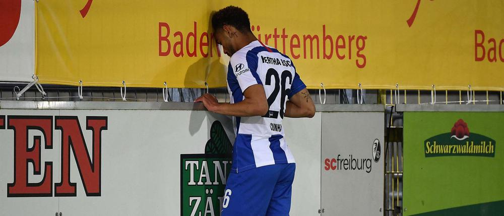 Ende Gelände. Matheus Cunha und Hertha BSC scheinen an einem Punkt angelangt, an dem es nicht mehr weiter geht.