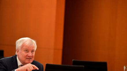 Der Bundesinnenminister Horst Seehofer sagte am Mittwoch, er wolle erst mal keine Bundespolizisten nach Berlin schicken.