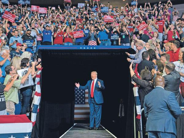 Donald Trump brauchte den Auftritt in Tulsa im konservativen Oklahoma dringend, besonders nach der zurückliegenden Woche.