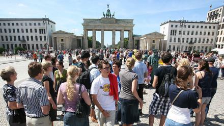 Der Pariser Platz vor dem Brandenburger Tor - als Corona noch kein Thema war. 