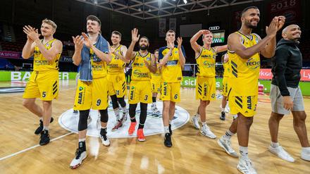 Applaus, Applaus: Alba Berlin ist beim BBL-Finalturnier noch ungeschlagen.