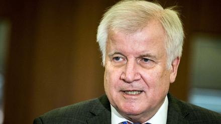 Sauer auf die „taz“: Horst Seehofer (CSU), Bundesminister des Innern