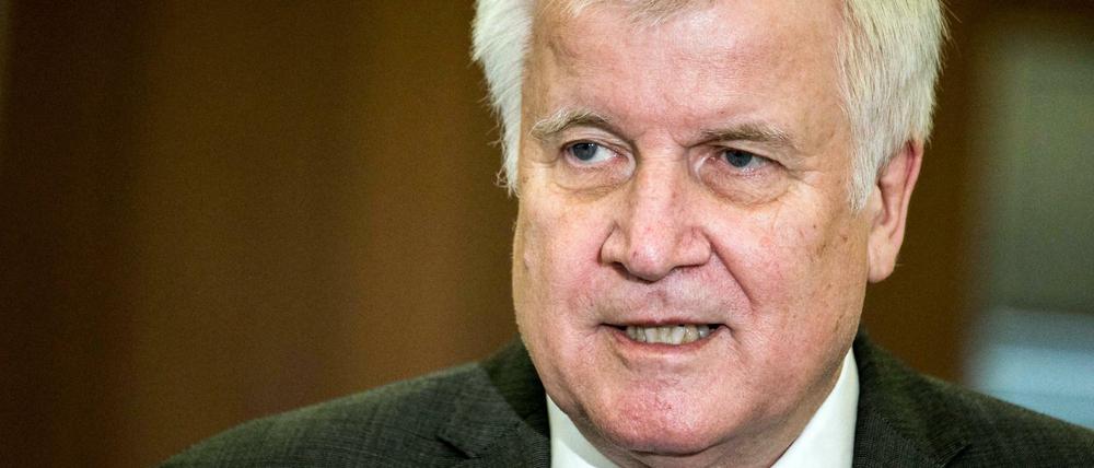 Sauer auf die „taz“: Horst Seehofer (CSU), Bundesminister des Innern