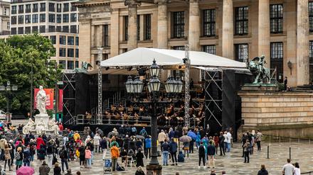 Konzert auf dem Gendarmenmarkt - bald sind auch größere Veranstaltungen erlaubt.