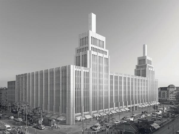 Alte Pracht. Das geplante Kaufhaus am Hermannplatz.