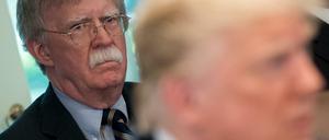 John Bolton und US-Präsident Donald Trump (im Mai 2018) 