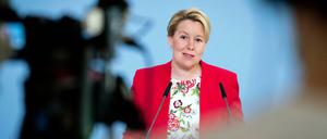 Franziska Giffey (SPD), Bundesministerin für Familie, Senioren, Frauen und Jugend.