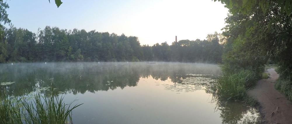 Idyllisch: Blick auf den Teufelssee im Berliner Grunewald.
