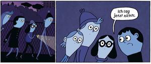 Kinderdetektive im Einsatz: Eine Szene aus „Ulf und das Rätsel um die Neue“.