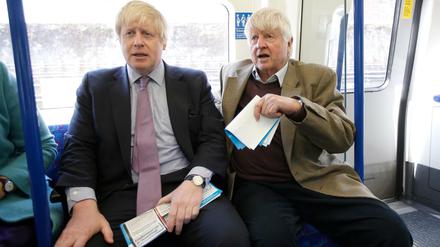Politisch nicht immer einer Meinung: Boris Johnson (l) und sein Vater Stanley Johnson (Archivbild)