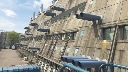 West-Berliner Ikone. Früher fanden im „Mäusebunker“ Tierversuche statt.