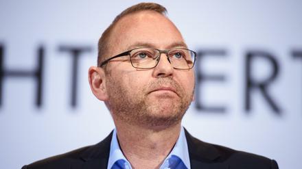 Hilft mit. Frank Werneke, Vorsitzender von Verdi.