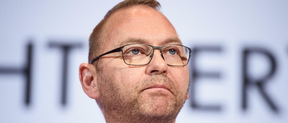 Hilft mit. Frank Werneke, Vorsitzender von Verdi.