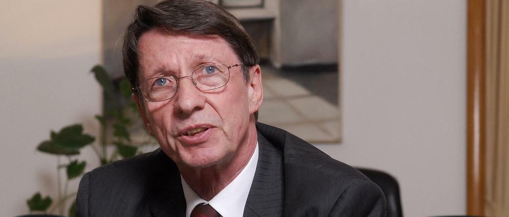 Der Ex-Innensenator des Landes Berlin, Ehrhart Körting.