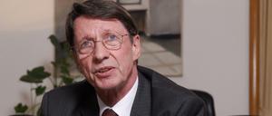 Der Ex-Innensenator des Landes Berlin, Ehrhart Körting.