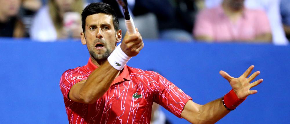 Späte Einsicht: "Leider ist das Virus noch da, und leider ist das eine neue Realität", sagt Novak Djokovic.