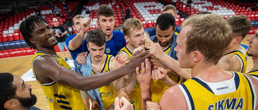 Noch ist nichts gewonnen für Alba Berlin. Aber es sieht sehr gut aus. 