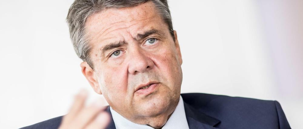 Sigmar Gabriel (SPD) spricht von einer "Erfolgsgeschichte" der bundesdeutschen Polizei.