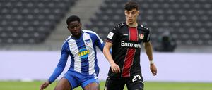 „Er ist ein sehr lernwilliger Spieler, mit dem man sich beschäftigen muss“, sagt Hertha-Trainer Bruno Labbadia über Jordan Torunarigha.
