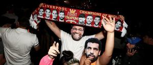 Klopp-Masken sind in Liverpool aktuell angesagter als Atemschutzmasken.
