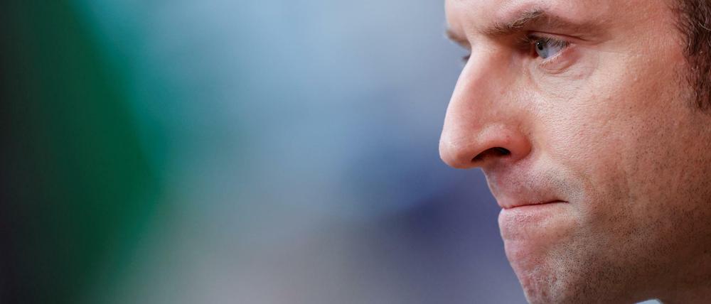 Frankreichs Präsident Emmanuel Macron hat die erwartete Niederlage bereits politisch eingepreist.