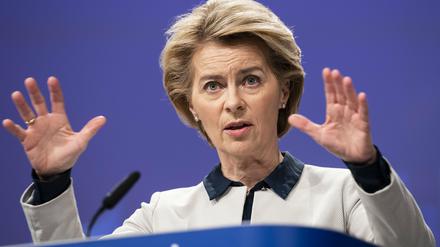 EU-Kommissionspräsidentin Ursula von der Leyen sprach von einem unglaublichen Ergebnis. (Archivbild)