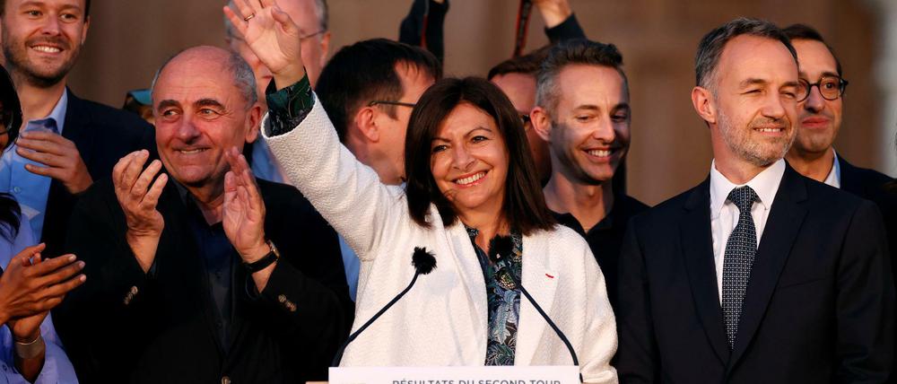 Sie will Paris in eine grüne Oase für Spaziergänger und Radfahrer verwandeln: Das verspricht die wiedergewählte Bürgermeisterin Anne Hidalgo.