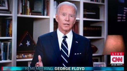 Der designierte Präsidentschaftskandidat der Demokraten, Joe Biden, führt seinen Wahlkampf noch vor allem von zuhause aus.