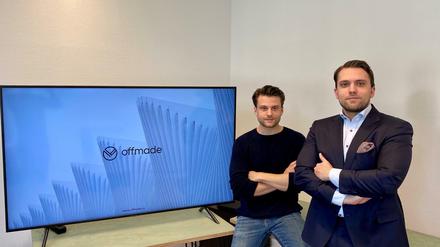 „Offmade“ online: Lucas Christel (links) mit Bruder Lennart