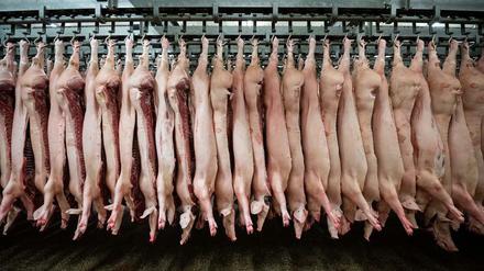 China hat die Importe von Schweinefleisch der Unternehmensgruppe Tönnies gestoppt.