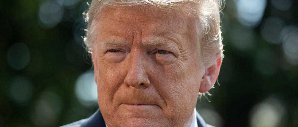 Kein Golf am Wochenende: Donald Trump, Präsident der USA