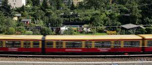 Die Berliner S-Bahn.