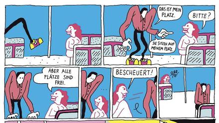 Klare Regeln: Eine Seite aus „Trubel mit Ted“.
