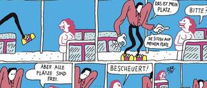 Klare Regeln: Eine Seite aus „Trubel mit Ted“.