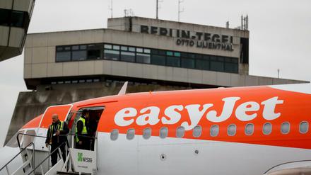 Auf Abflug: Easyjet halbiert seine Flotte am Standort Berlin.