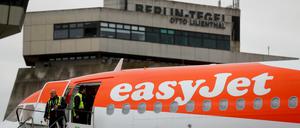 Auf Abflug: Easyjet halbiert seine Flotte am Standort Berlin.