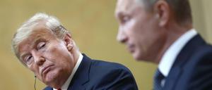 Kritisch beäugt. US-Präsident Donald Trump und der russische Präsident Wladimir Putin.