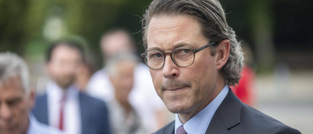 Verkehrsminister Andreas Scheuer CSU
