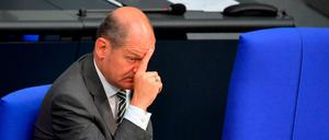 Bundesfinanzminister Olaf Scholz (SPD) 