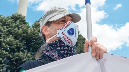 Für das Vorkaufsrecht. Mieter demonstrierten im Juni dafür, dass Bezirke der „Deutsche Wohnen“ zuvorkommen. 