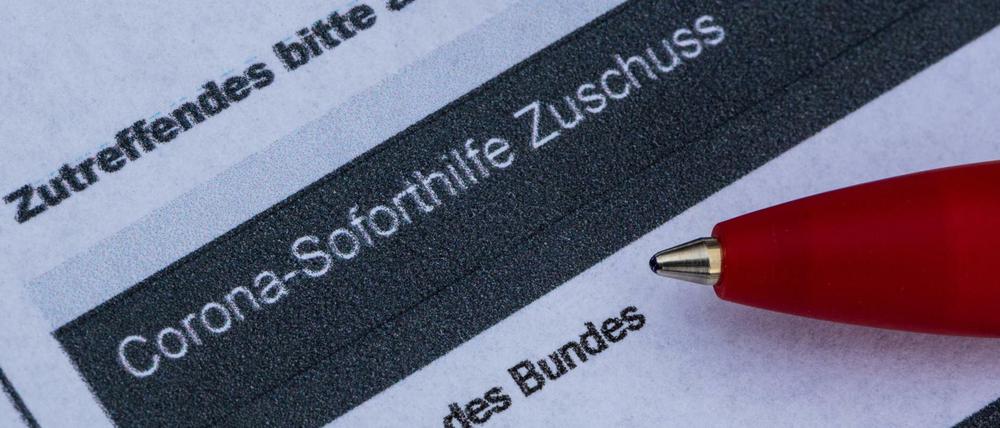 Damit das Geld schnell ausgezahlt werden konnte, wurden Anträge nicht im Detail geprüft.