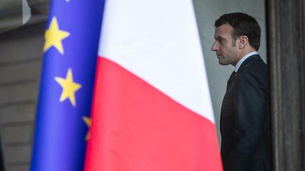 Seine Partei hat bei den Kommunalwahlen vergangene Woche eine Niederlage erlebt: Emmanuel Macron (Archivbild)