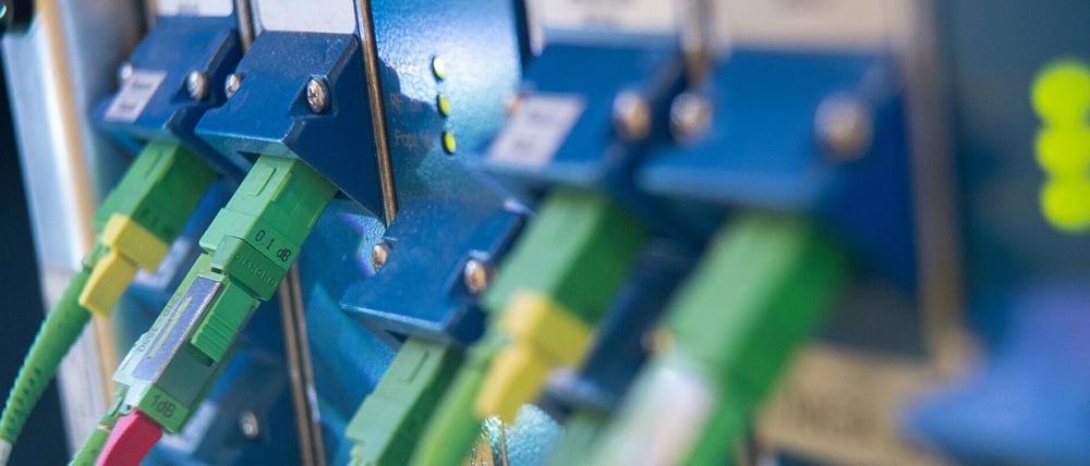 Ein Glasfaserkabel in Wilmersdorf ist defekt: 10.000 Haushalte ohne Internet.